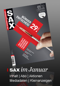 Die SAX : Inhalt, Abo, Aktionen, Mediadaten, Kleinanzeigen